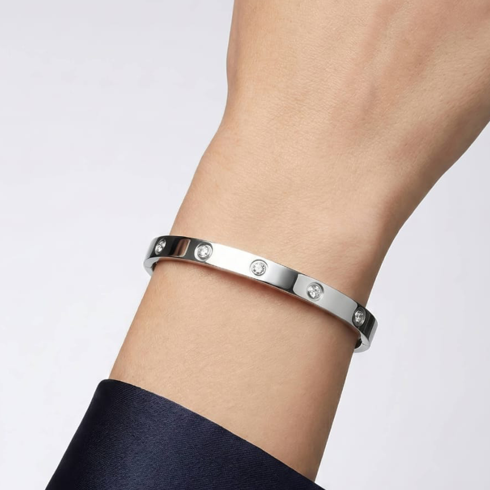 Thalia Crystal Bangle