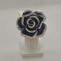 Midnight Rose Brooch