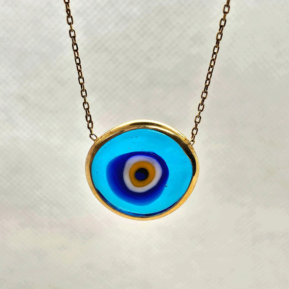 Large Murano Eye Necklace