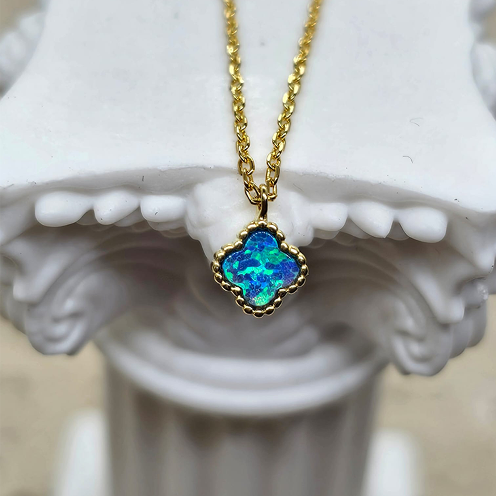 Opalite Clover Necklace