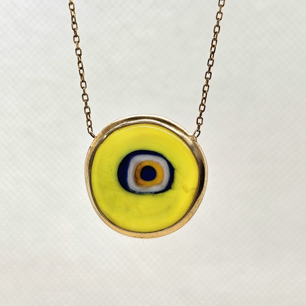 Large Murano Eye Necklace