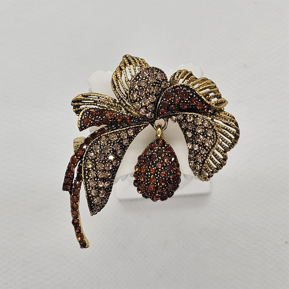 Vintage Drop Bow Brooch