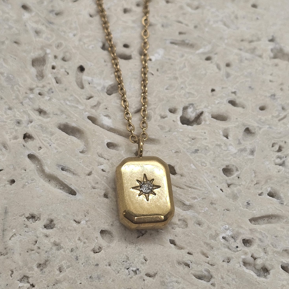 Sunburst Gold Necklace